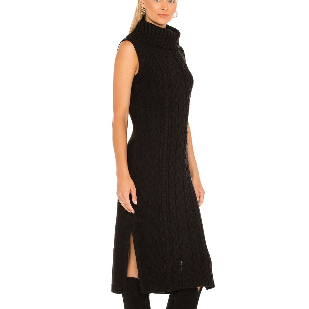 tuckernuck 525 America Cable Turtleneck Midi Dress S